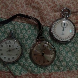 1900s stop watches and pocket watch